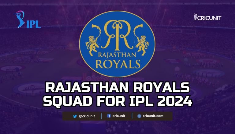 Rajasthan Royals Squad 2024 for IPL 17th
