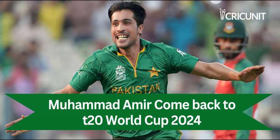 Mohammad Amir for t20 World Cup 2024 Decides to Play Cricket Again